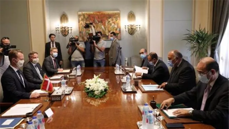 تفاصيل مباحثات شكري ووزير خارجية الدنمارك