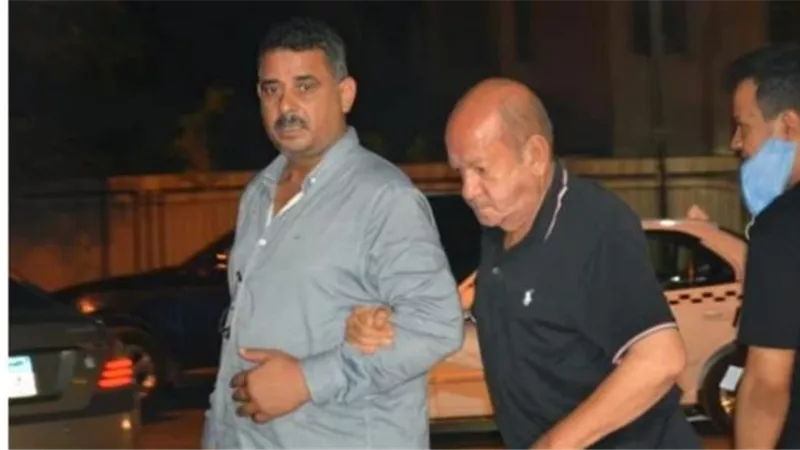 بالرغم من حالته الصحية لطفي لبيب في عزاء المنتصر بالله