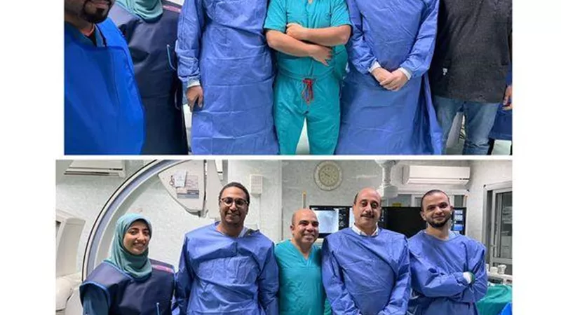 نجاح فريق طبي  بمستشفى أسيوط الجامعى في عمل تقنية غلق دوالي المعدة عن طريق الأشعة التداخلية
