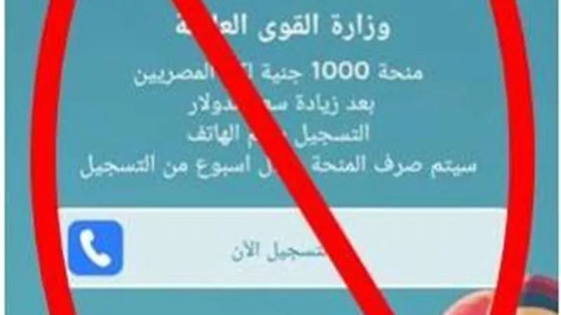 اجتاحت مواقع التواصل.. «القوى العاملة» تكشف حقيقة منحة الـ 1000 جنيه للعمالة غير المنتظمة