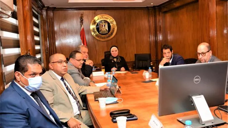 وزيرة التجارة والصناعة تبحث مع ممثلى شركة أمازون العالمية خطط التوسع فى السوق المصرى