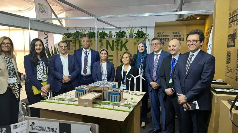 جامعة الجلالة تشارك في عدة فعاليات وأنشطة بمؤتمر COP27