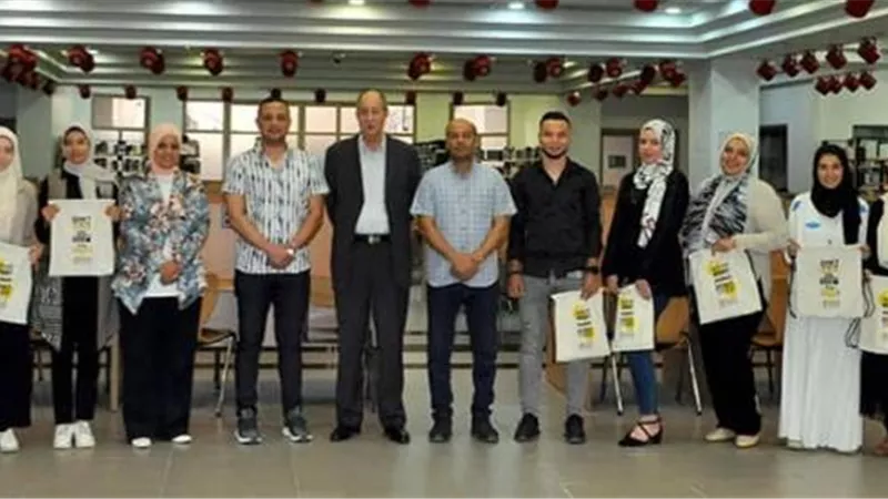 المكتبة المركزية بالألمانية بالقاهرة تختتم الدورة التدريبية الثامنة لطلاب اقسام المكتبات بالقاهرة والمنوفية