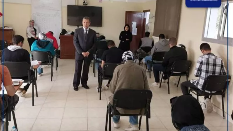 انطلاق امتحانات الميد تيرم بالجامعة المصرية للتعلم الإلكتروني الأهلية