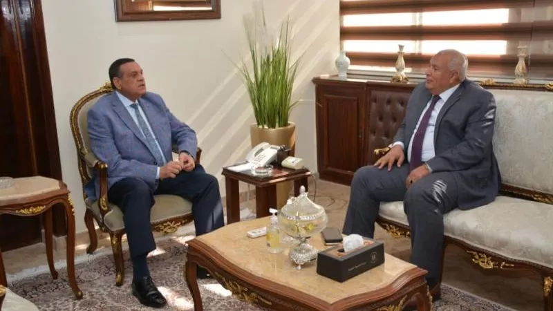 تفاصيل لقاء وزير التنمية المحلية ومحافظ الوادى الجديد