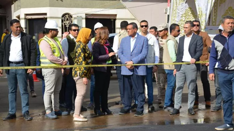 وزير التنمية المحلية ومحافظ دمياط يُتابعان المعدلات التنفيذية لمشروع تطوير محور السيالة / بورسعيد
