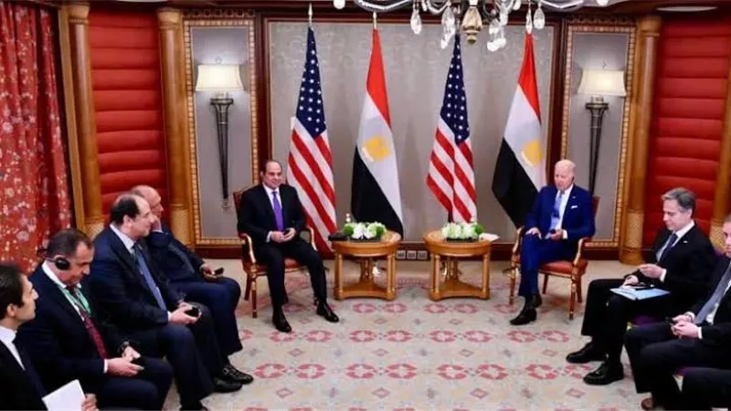 السيسى يلتقي اليوم بايدن و بلينكن وقيادات من الكونجرس الأمريكي