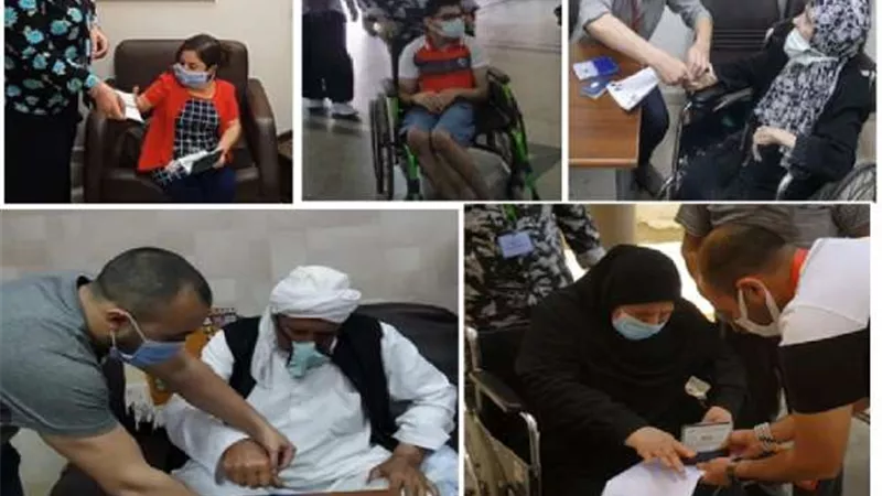 الإدارة العامة للجوازات والهجرة والجنسية تواصل خدمة المرضى وكبار السن