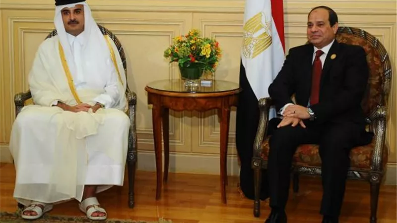 عاجل ..الرسائل المتبادلة بين الرئيس السيسي و الأمير تميم بن حمد