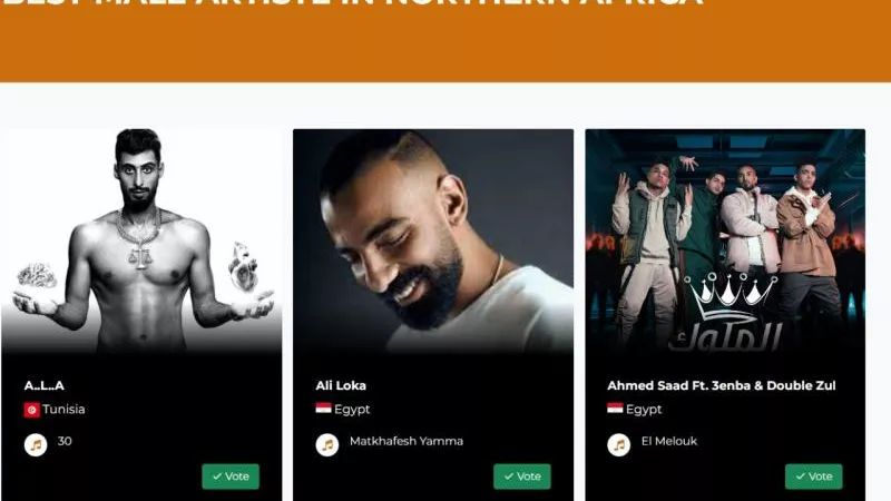 3 جوائز ”أفريما” لـ  أحمد سعد