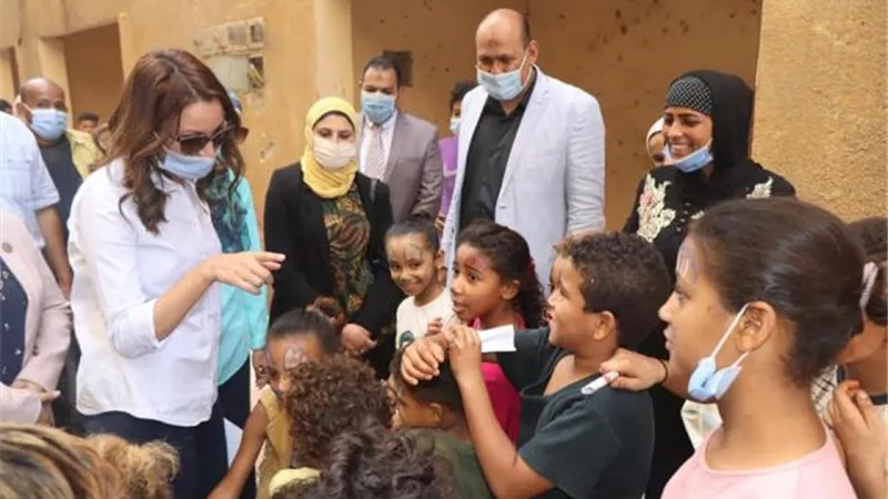 بالصور.. إطلاق قوافل تنموية شامله لسكان عشش السودان بالجيزة