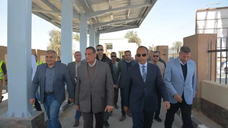 اللواء هشام آمنة يتفقد مشروعات ”حياة كريمة” بمركز ملوي بمحافظة المنيا