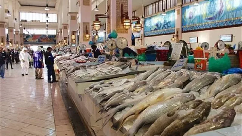 هبوط فى أسعار السمك بسوق الجملة