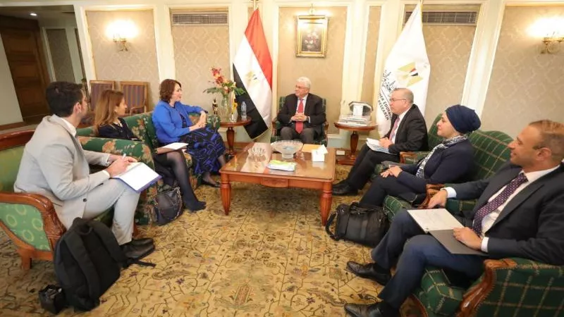 وزير التعليم العالي يبحث آليات التعاون المُشترك مع رئيسة المجلس التنفيذي لمنظمة اليونسكو