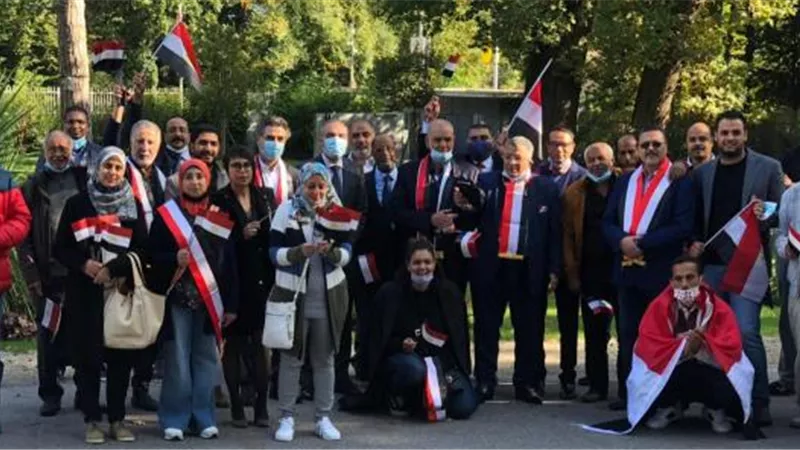 شاهد..احتفال الجالية المصرية بسويسرا بالذكري الـ 47 لانتصارات أكتوبر