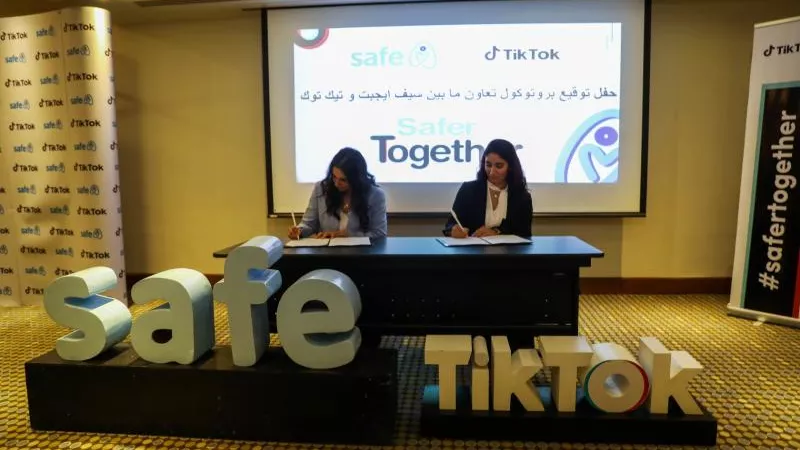 «تيك توك» توقع مذكرة تفاهم مع Safe Egypt لإطلاق مبادرات لنشر الوعي  في مجال السلامة الرقمية