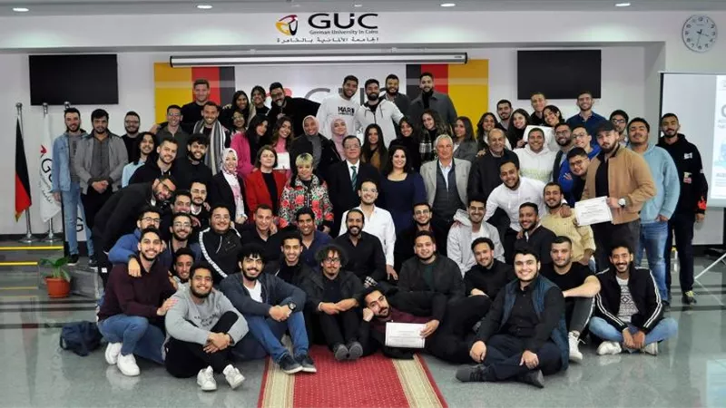 البنك الدولى و المنظمة الدولية للهجرة يشاركان طلاب الجامعة الألمانية بالقاهرة في الاحتفال باليوم العالمي للمياه 2023