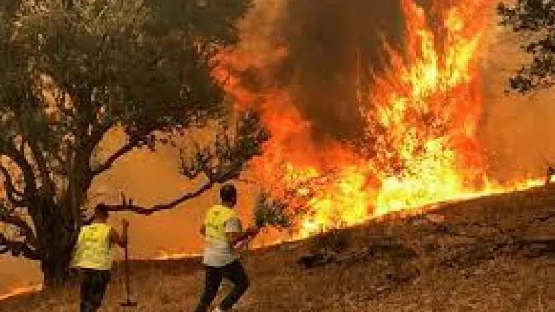 حريق هائل يلتهم مصنع للبلاستيك بولاية إنديانا الأمريكية