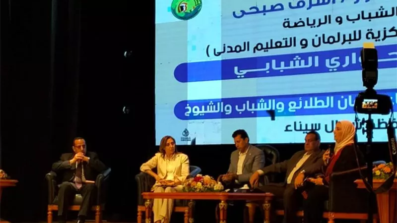 4 وزراء و3 محافظين يطلقون مهرجان ”سيناء أولا” بجامعة سيناء
