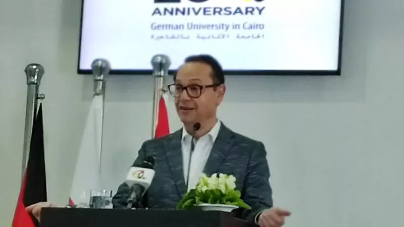 رئيس الجامعة الألمانية بالقاهرة: قررنا الصعود للعالمية وأطلقنا مبادرة ”التصميم يتواصل”