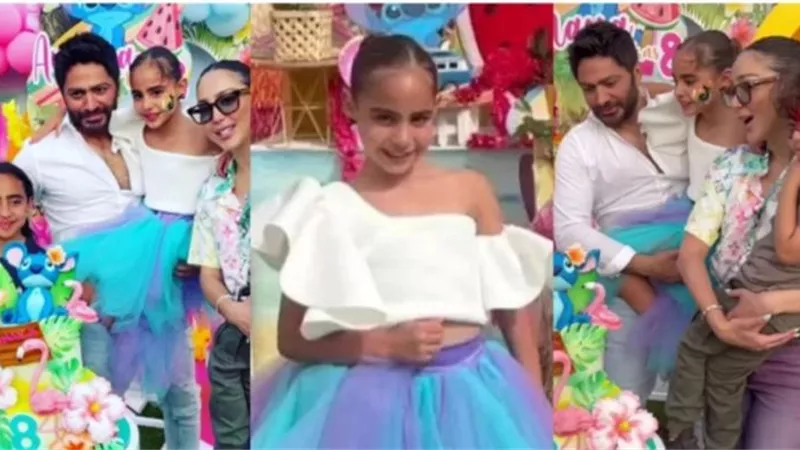 رغم الطلاق.. تامر حسني يجتمع مع بسمة بوسيل في عيد ميلاد ابنتهما