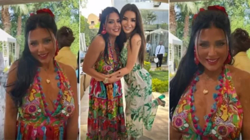جوهرة تغازل رانيا يوسف: وحشتيني يا عسلية