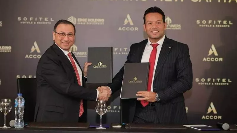 العلامة الفندقية الفرنسية الفاخرة ”سوفيتيل Sofitel” توقع عقود  إنشاء و إدارة أول فنادقها في العاصمة الإدارية الجديدة بالتعاون مع شركة ايدج القابضة