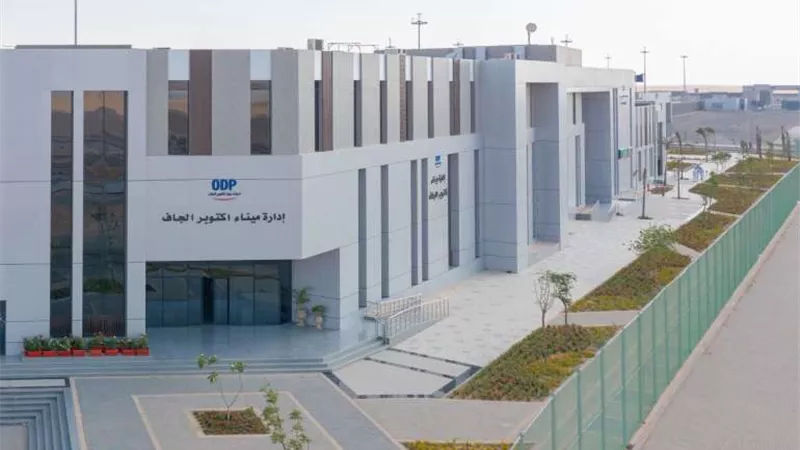 افتتاح ميناء أكتوبر الجاف كأفضل مشروع نقل بالشراكة بين القطاعين العام والخاص