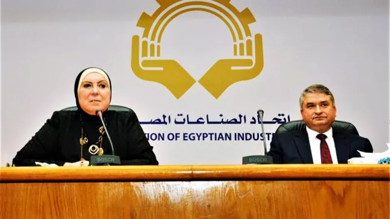 وزيرة التجارة والصناعة تستعرض مع المدير التنفيذى الجديد لمركز تحديث الصناعة سبل الارتقاء بدور المركز خلال المرحلة المقبلة