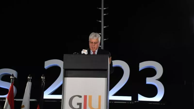 في احتفالية تخريج أول دفعاتها بالعاصمة الإدارية  : وزير التعليم العالي يشيد بالتميز العلمي للجامعة الالمانية الدولية GIU