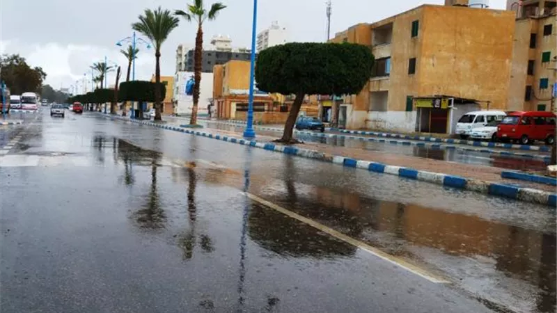 توابع الطقس السيىء .. تعرف على خريطة سقوط الأمطار فى المحافظات غداً