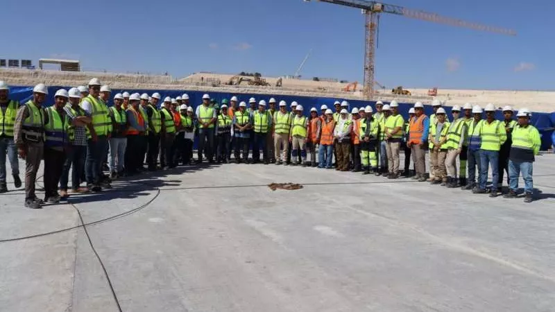 نجاح الزيارة التفتيشية لموقع الوحدة النووية الرابعة بمحطة الضبعة