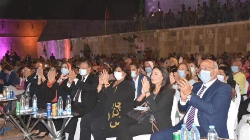 إيناس عبد الدايم تشهد افتتاح مهرجان سماع الدولي للإنشاد