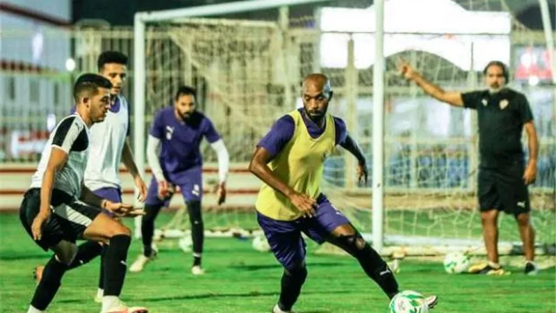 فقرة تأهيلية في بداية مران الزمالك اليوم