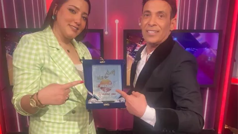 دينا عادل نجمة ستار أكاديمي ضيفة سعد الصغير في برنامجه .. اليوم