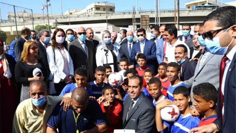 وزيرة التضامن تفتتح أكبر مجمع لأطفال وكبار بلا مأوى