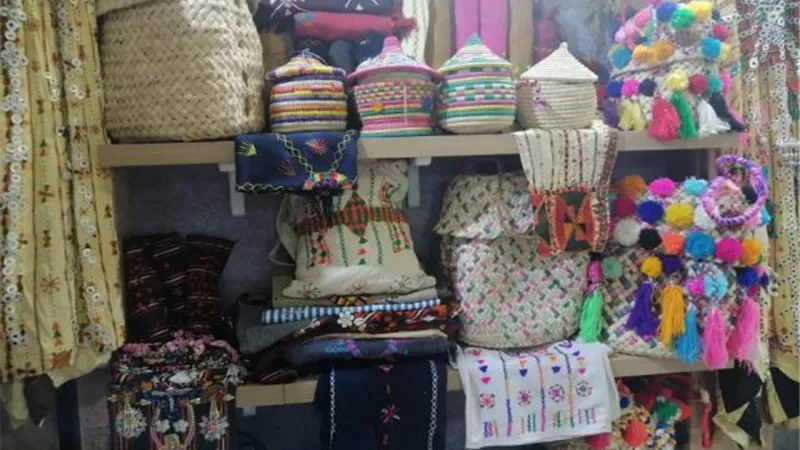 نيفين جامع: 38 جمعية أهلية و7 جمعيات من ذوى الاحتياجات الخاصة شاركوا فى معرض تراثنا