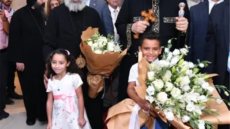 احتفالًا بيوبيلها الذهبي.. قداسة البابا يدشن كنيسة العذراء بجاردن سيتي
