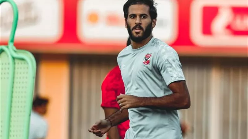 مروان محسن يتعافى من الإصابة ويشارك بالتدريبات الجماعية بالأهلي