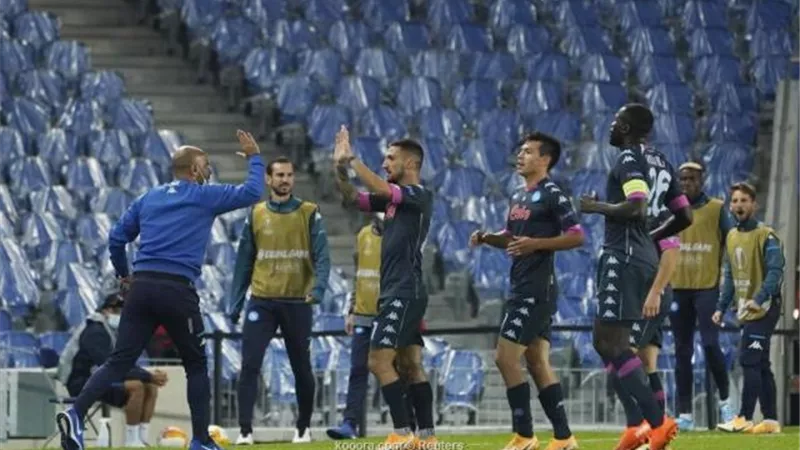 بوليتانو يقود نابولي لفوزا مهما على ريال سوسيداد بالدوري الأوروبي