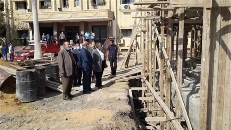 رئيس جامعة الأزهر يتفقد إنشاءات المسجد الجديد