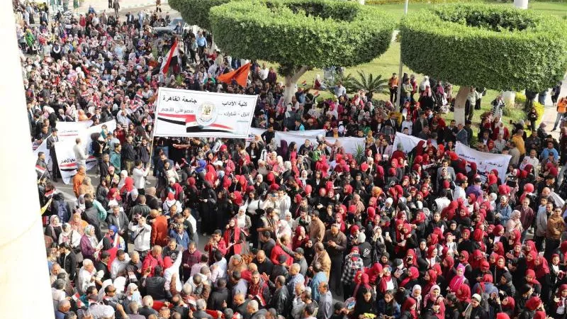 جامعة القاهرة تنظم مسيرات لمنتسبيها للإدلاء بأصواتهم في انتخابات الرئاسة 2024