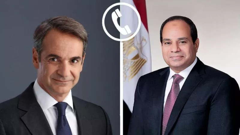 في اتصال هاتفي مع السيسي.. رئيس وزراء اليونان يثمن جهود مصر فى حرب غزة