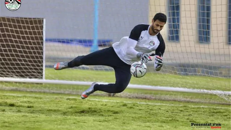 مصر وتوجو.. تدريبات شاقة لحراس الفراعنة في المران الجماعي