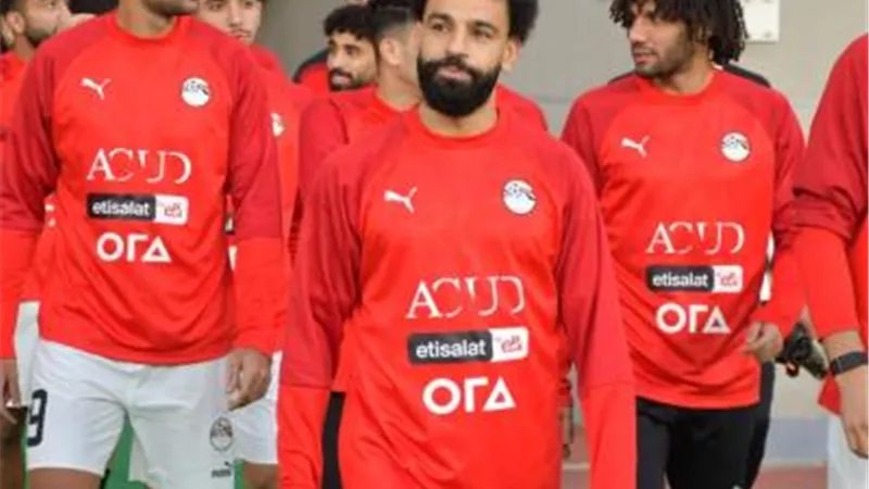 محمد صلاح يشارك في مران المنتخب استعدادا لبطولة أفريقيا