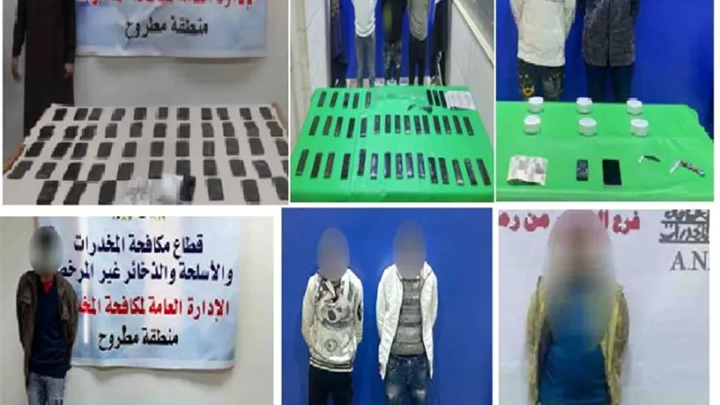حملات مكثفة بمحيط المدراس والجامعات والأندية الرياضية لضبط مروجى المخدرات