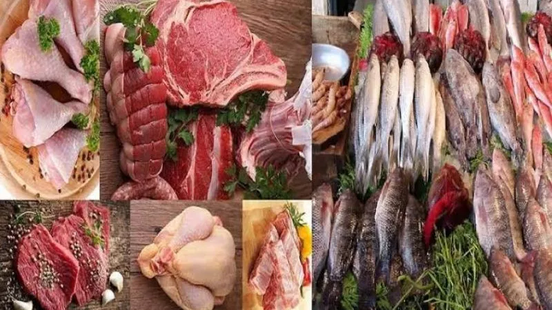 أسعار اللحوم والدواجن والأسماك في الأسواق اليوم 7-1-2024