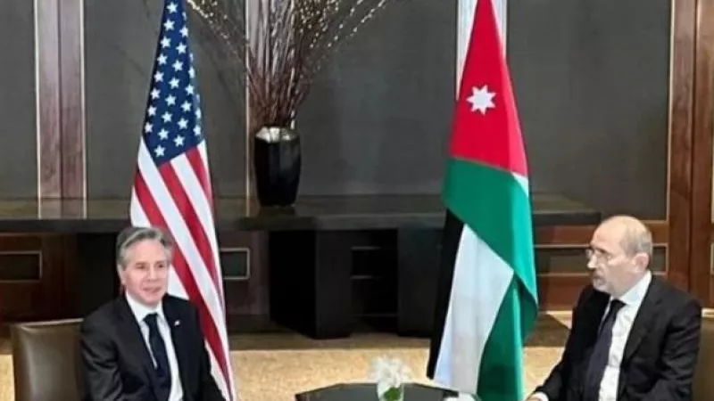 ماذا دار في لقاء وزير الخارجية الأردني ونظيره الأمريكي؟