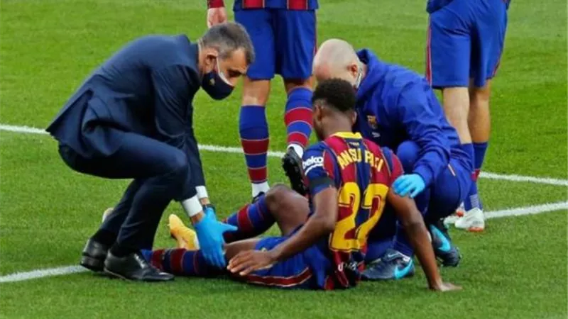 برشلونة يعلن غياب فاتي 4 أشهر بعد إصابته أمام ريال بيتيس