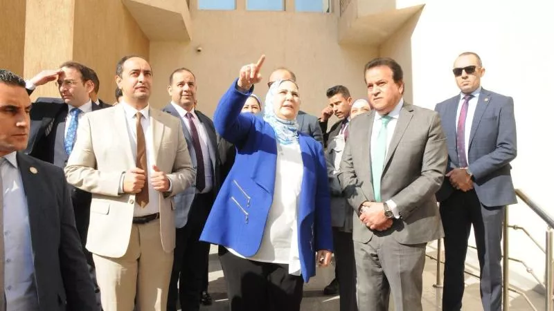 وزيرا التضامن والصحة يتفقدان مركز امبابة لعلاج الإدمان (صور)